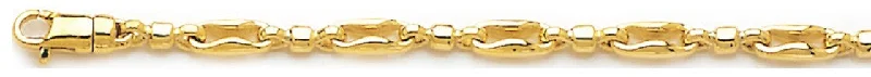 gold link bracelets-4.1mm Hipster Link Bracelet