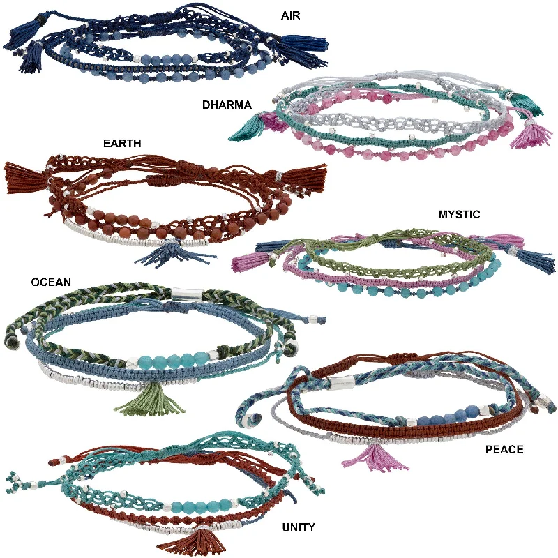 sterling silver bracelets for women-World Tribe Bracelets