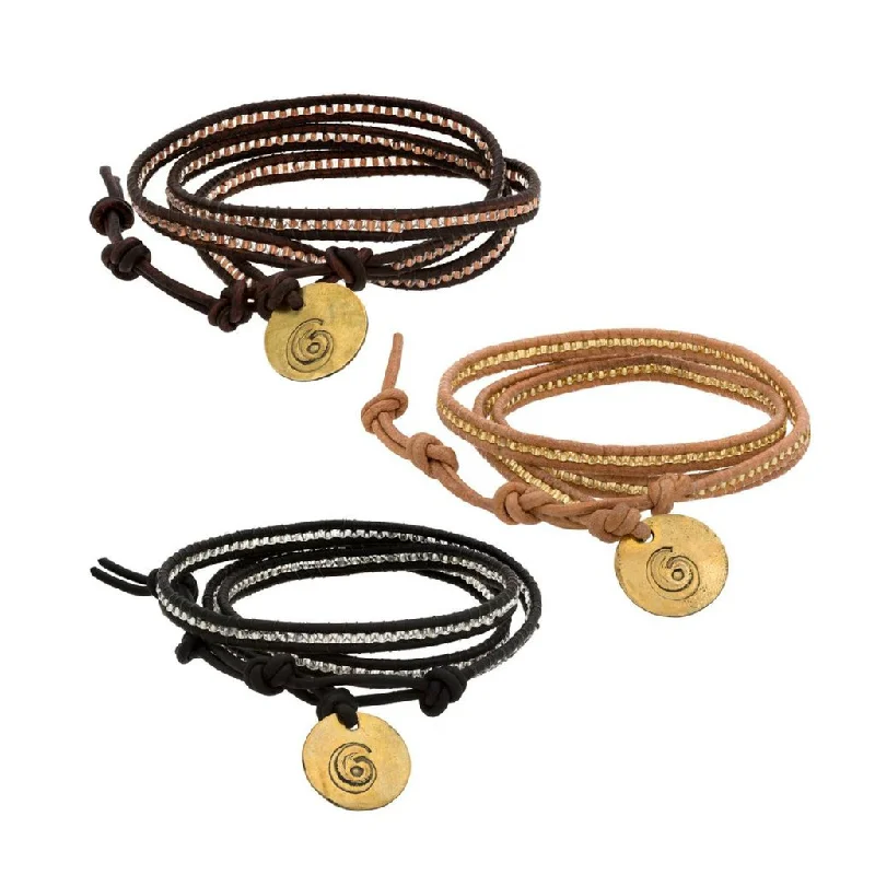 gold chain bracelets for women-Sasa Classic 3x Wrap Bracelet