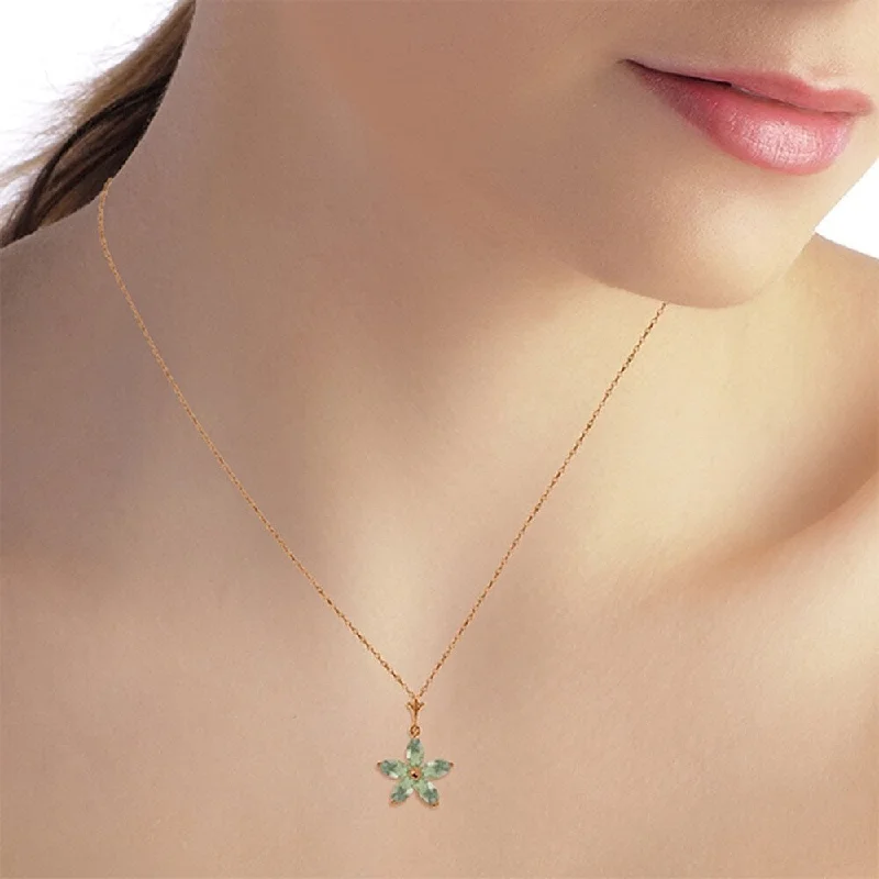 luxury necklace for special occasions -14K Solid Rose Gold Necklace with Natural Green Amethysts