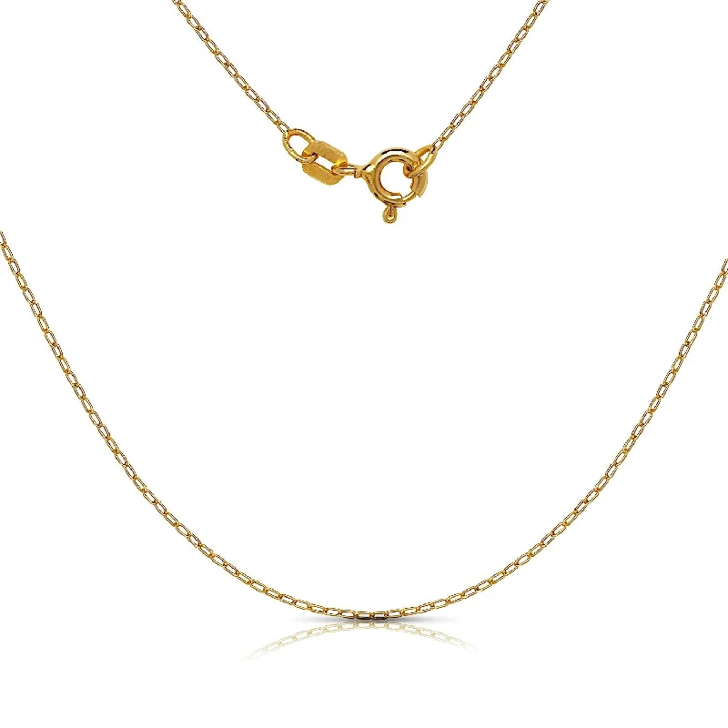 oval pendant necklace for women -Curata 14k Yellow Gold 18" 23x14mm Infinity Ribbon Cross Pendant Necklace Necklace