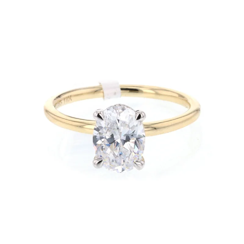 vintage wedding rings-0.10 ctw Diamond Hidden Halo Engagemnet Ring