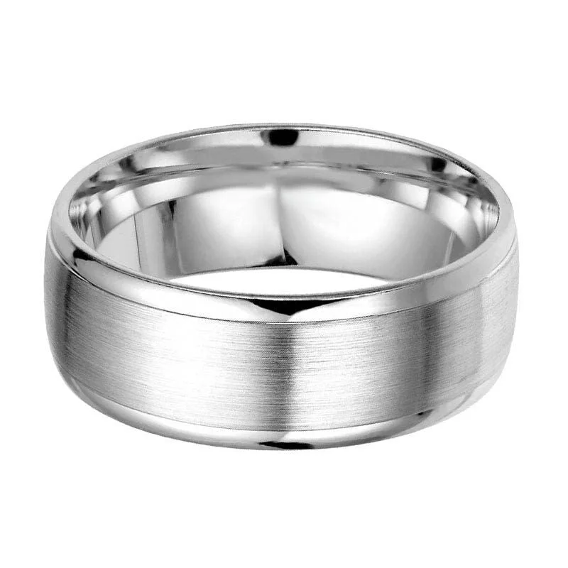 sterling silver men’s rings-Bart Wedding Ring