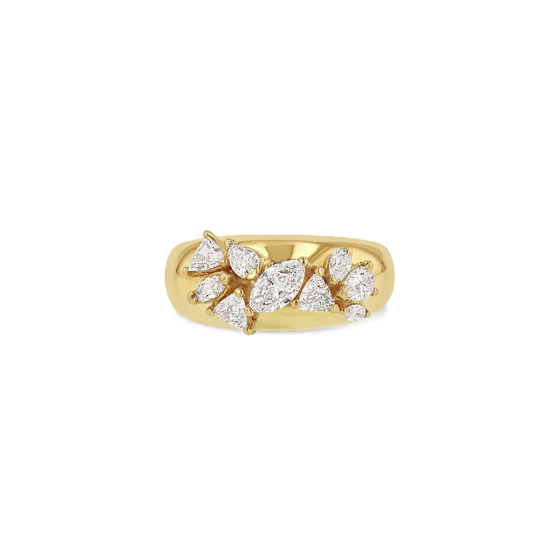 solitaire rings for women-Demi Globe Plus 9