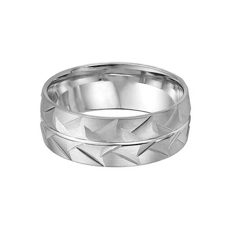 men’s wedding bands-Erving Wedding Ring