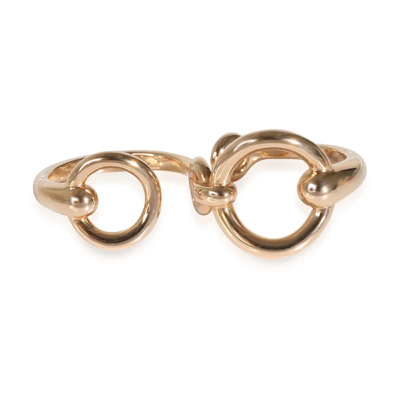 stackable wedding rings-Hermès Filet d'Or Ring in 18K Rose Gold