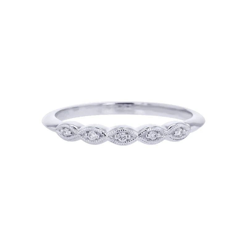 elegant engagement rings-Leona Diamond Wedding Ring