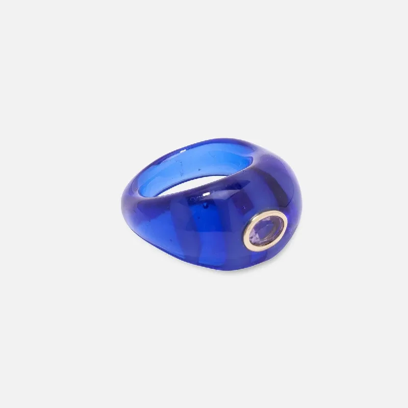 antique-style rings-Monument Ring, Azure