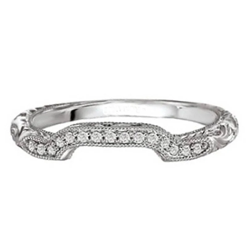 stackable wedding rings-Sasha Diamond Wedding Ring