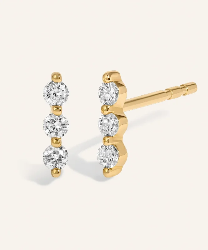 stylish stud earrings for everyday wear -Desiree Earrings