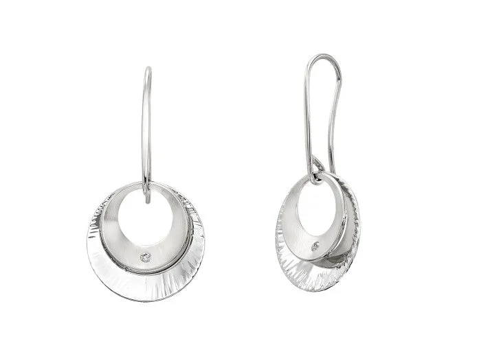 sterling silver stud earrings for women -Shimmer Earrings