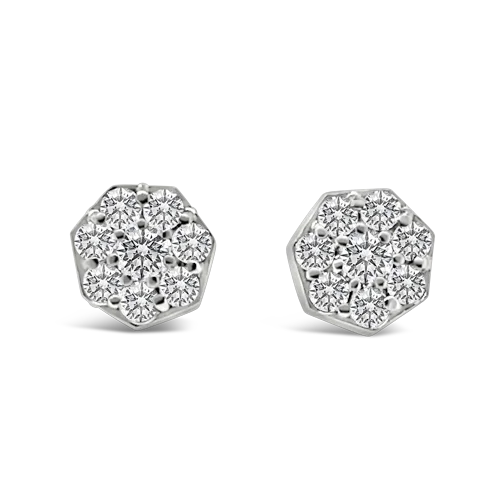 titanium stud earrings for men -Diamond Earrings