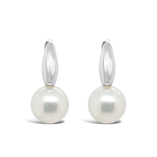 large gold stud earrings for women -South Sea Pearl Earrings